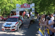 Rallye Český Krumlov: Start soutěže